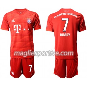 Completo Calcio Bayern Monaco RIBERY 7 Bambino Divisa Prima 2019/2020